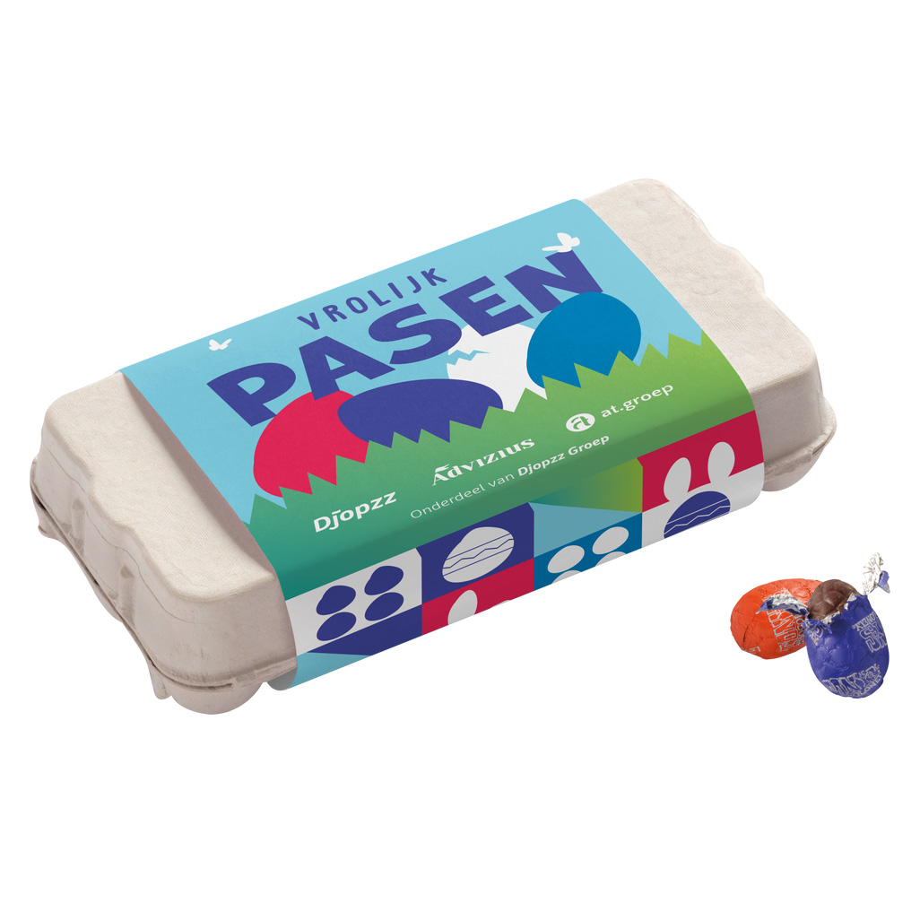 Tony's Chocolonely Paasei mix doos groot (225 gram)