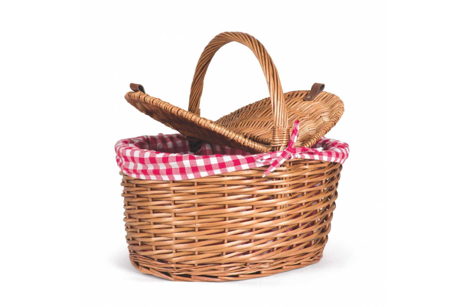 Rieten picknick mand