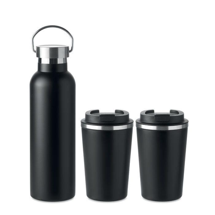 HELSINKI SET RVS dubbelwandige drink set