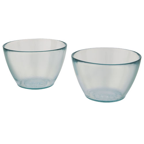 Cuenc 2-delige kommenset van gerecycled glas