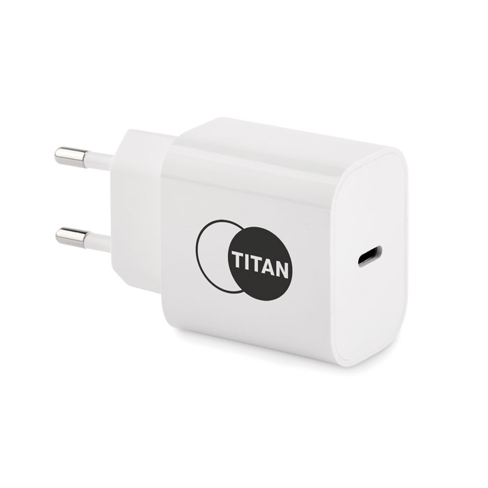 PLUGME 2-poorts EU USB-oplader 20W