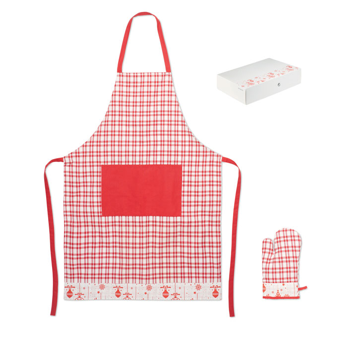 SENEFA Kerst keukenset 200 gr/m²