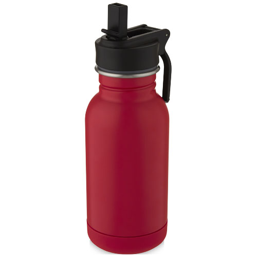 Lina 400 ml roestvrijstalen drinkfles met rietje en lus
