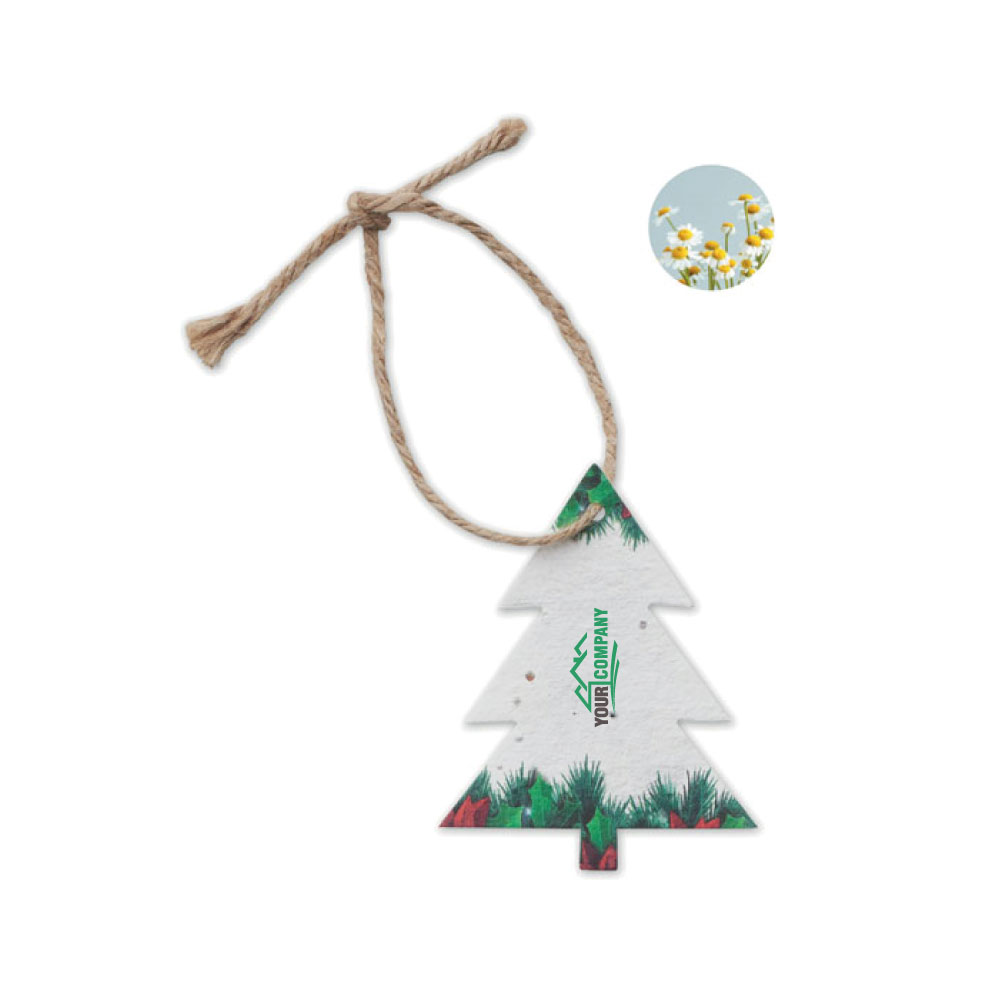 TREESEED Zaadpapier kerstornament