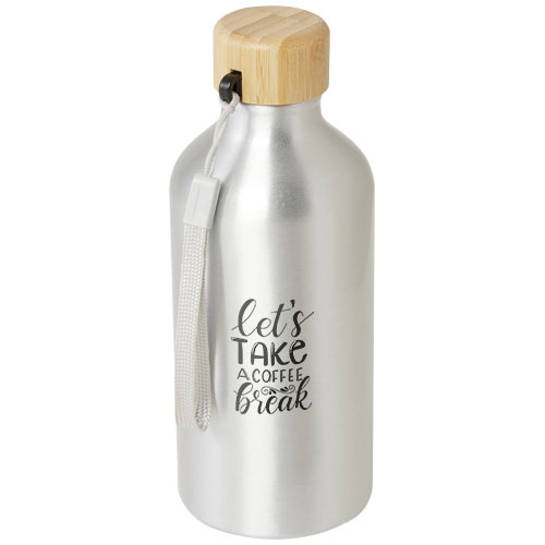 Malpeza 500 ml waterfles van RCS-gecertificeerd gerecycled aluminium