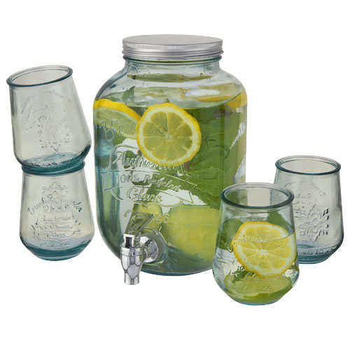Jardim 5-delige glazenset van gerecycled glas 