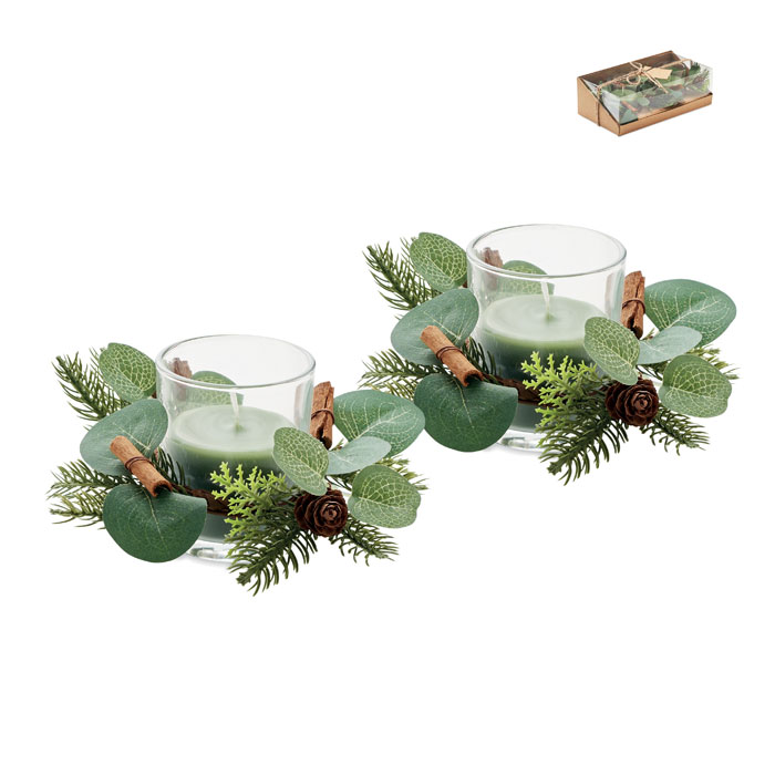 MOSS Kerst kaarsen set