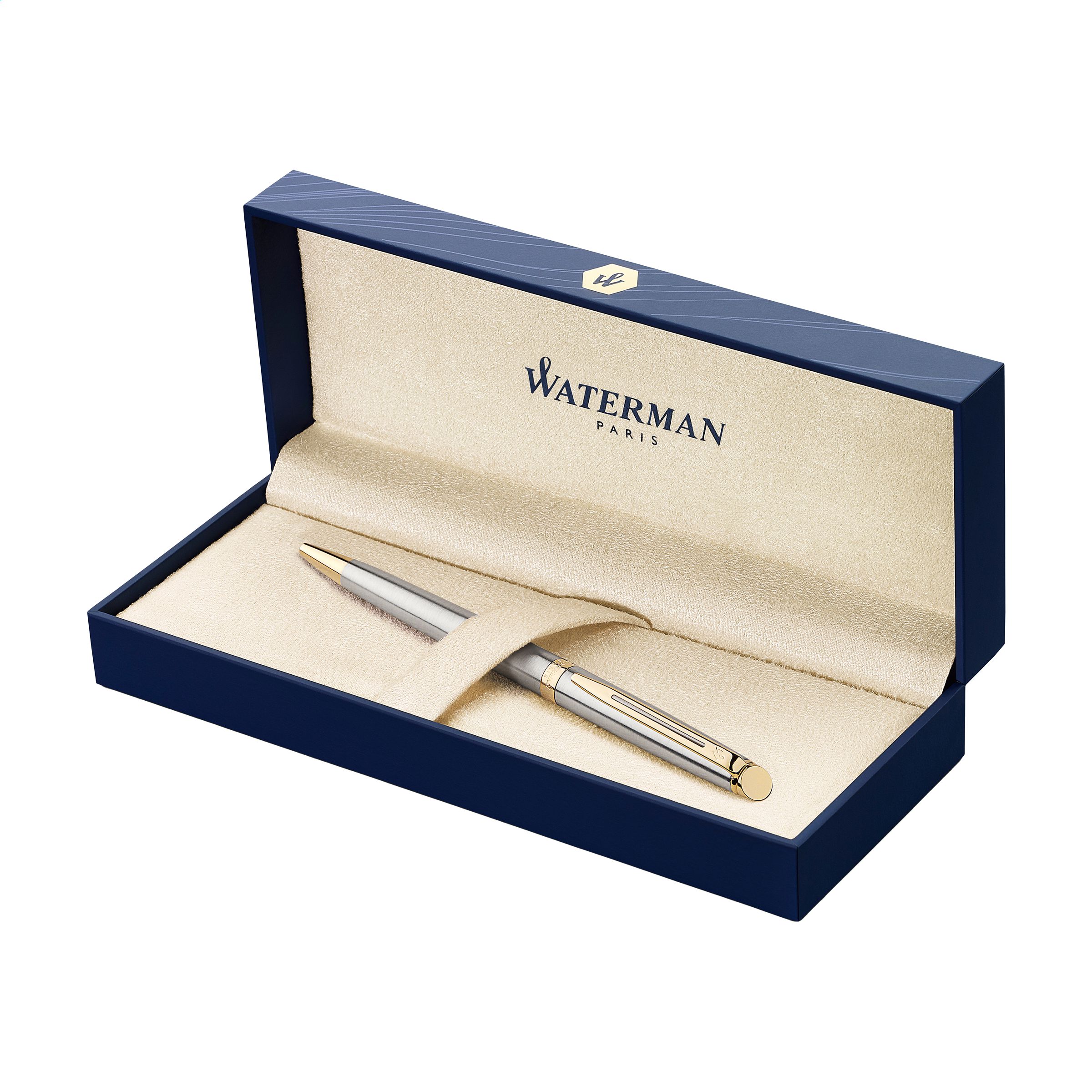 Waterman Hémisphère Balpen Silver - blauwe inkt