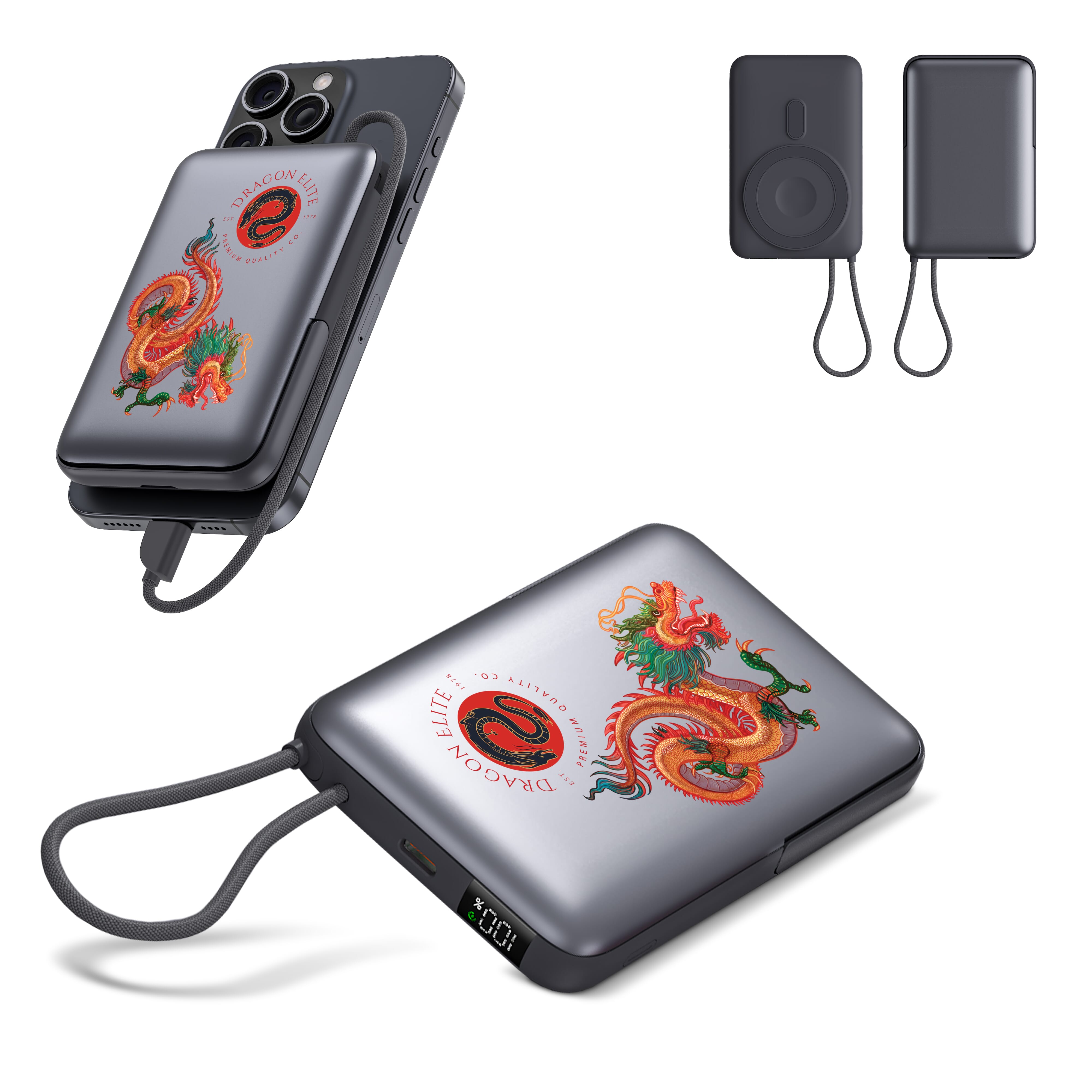 Nova Draadloze Powerbank Geschikt voor MagSafe en Apple Watch 10000 mAh