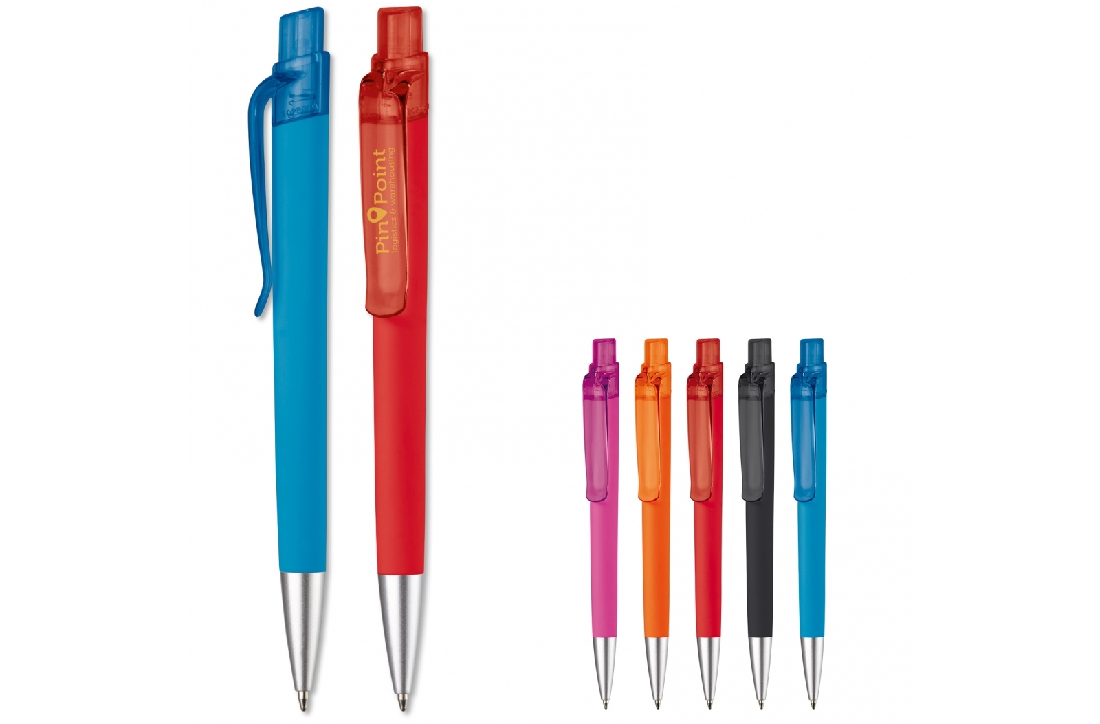 Balpen Triago silk touch  Blauw