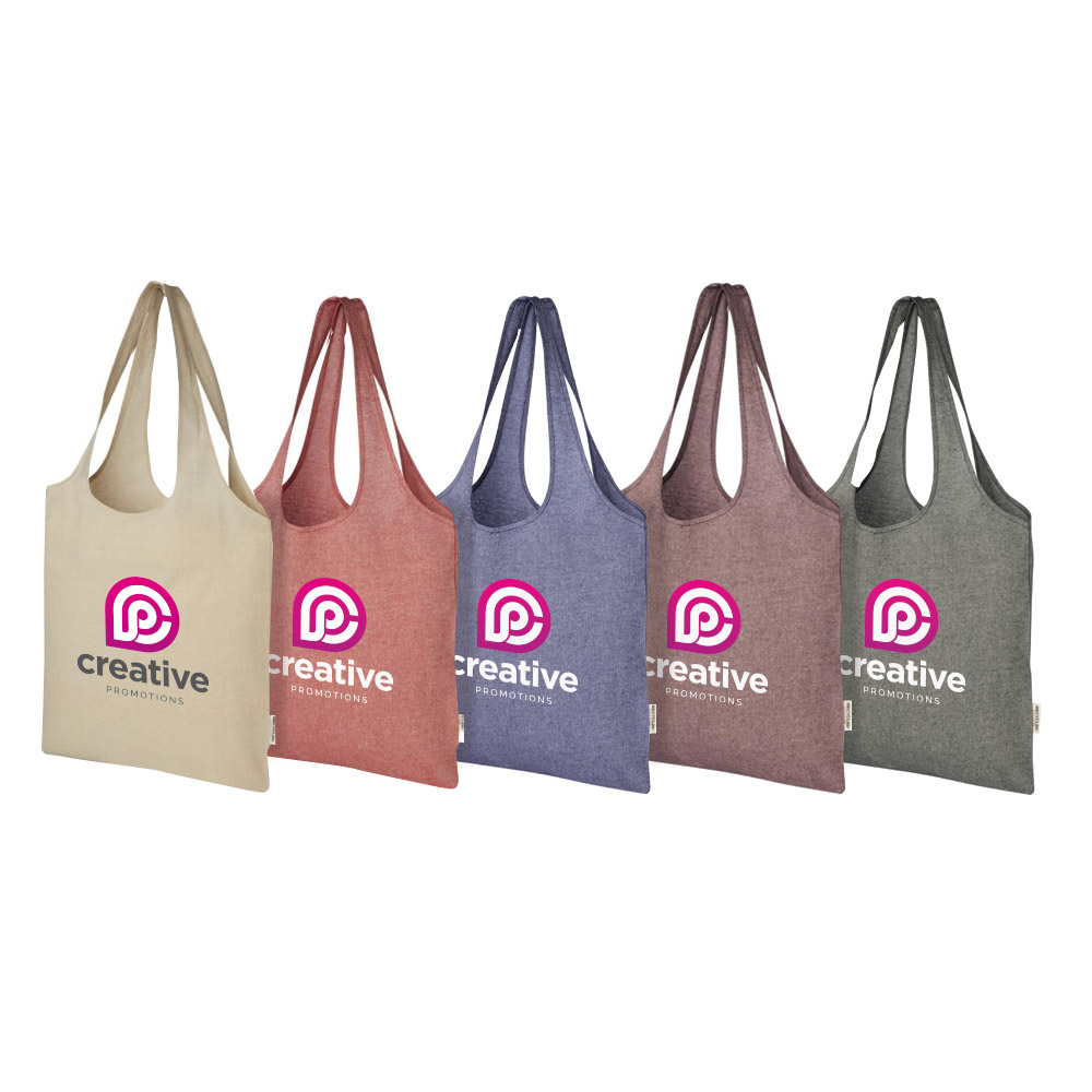 Pheebs trendy draagtas 7 l van 150 g/m² gerecycled katoen