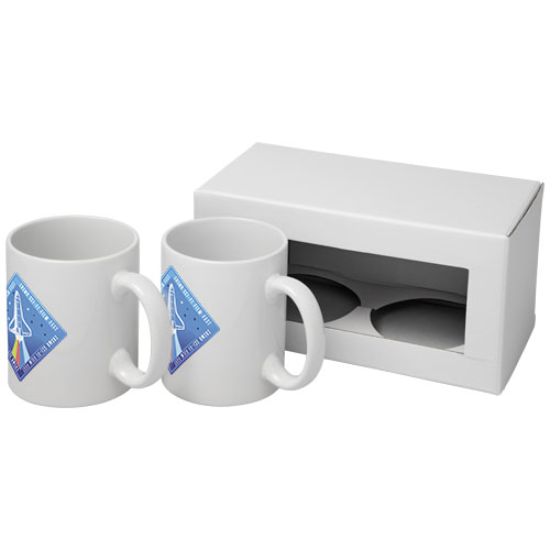 Ceramic sublimatie mok 2 delige geschenkset