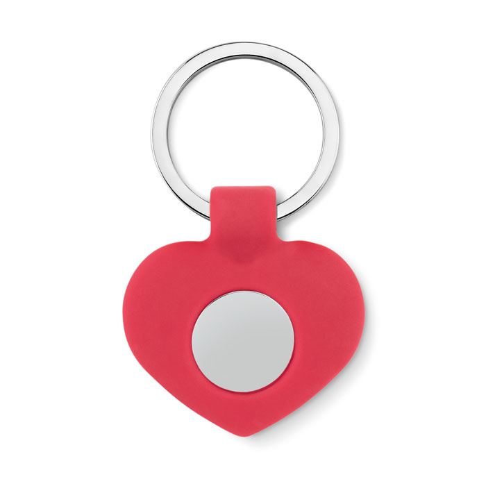 CUORE Siliconen sleutelhanger hart