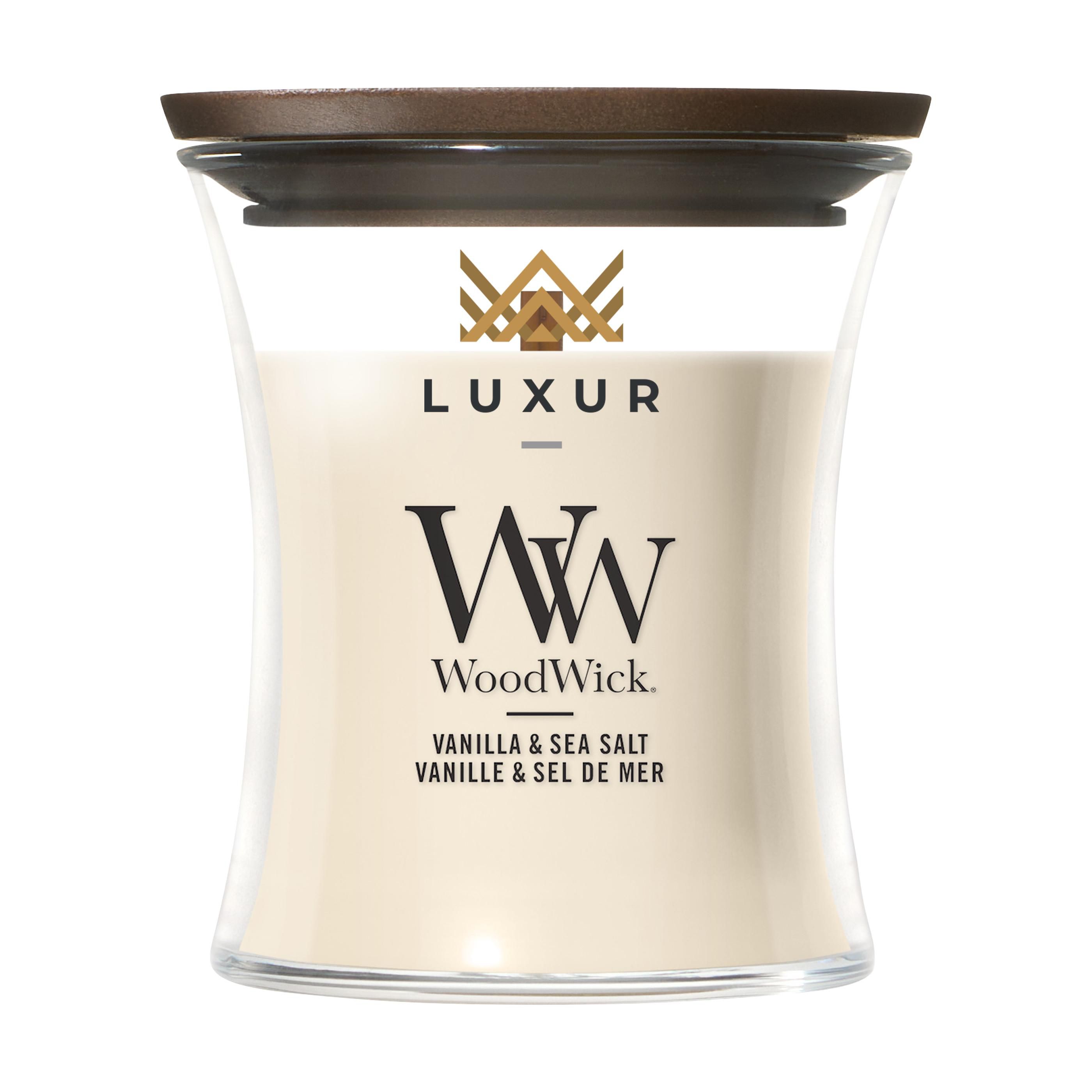 WoodWick Vanilla & Sea Salt Mini Candle geurkaars