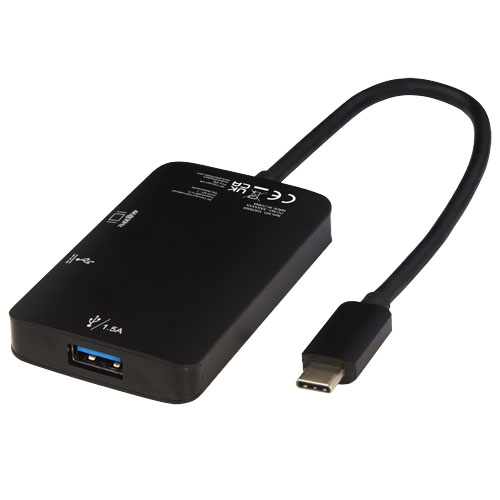 ADAPT aluminium Type-C multimedia-adapter (USB-A/Type-C/HDMI)
