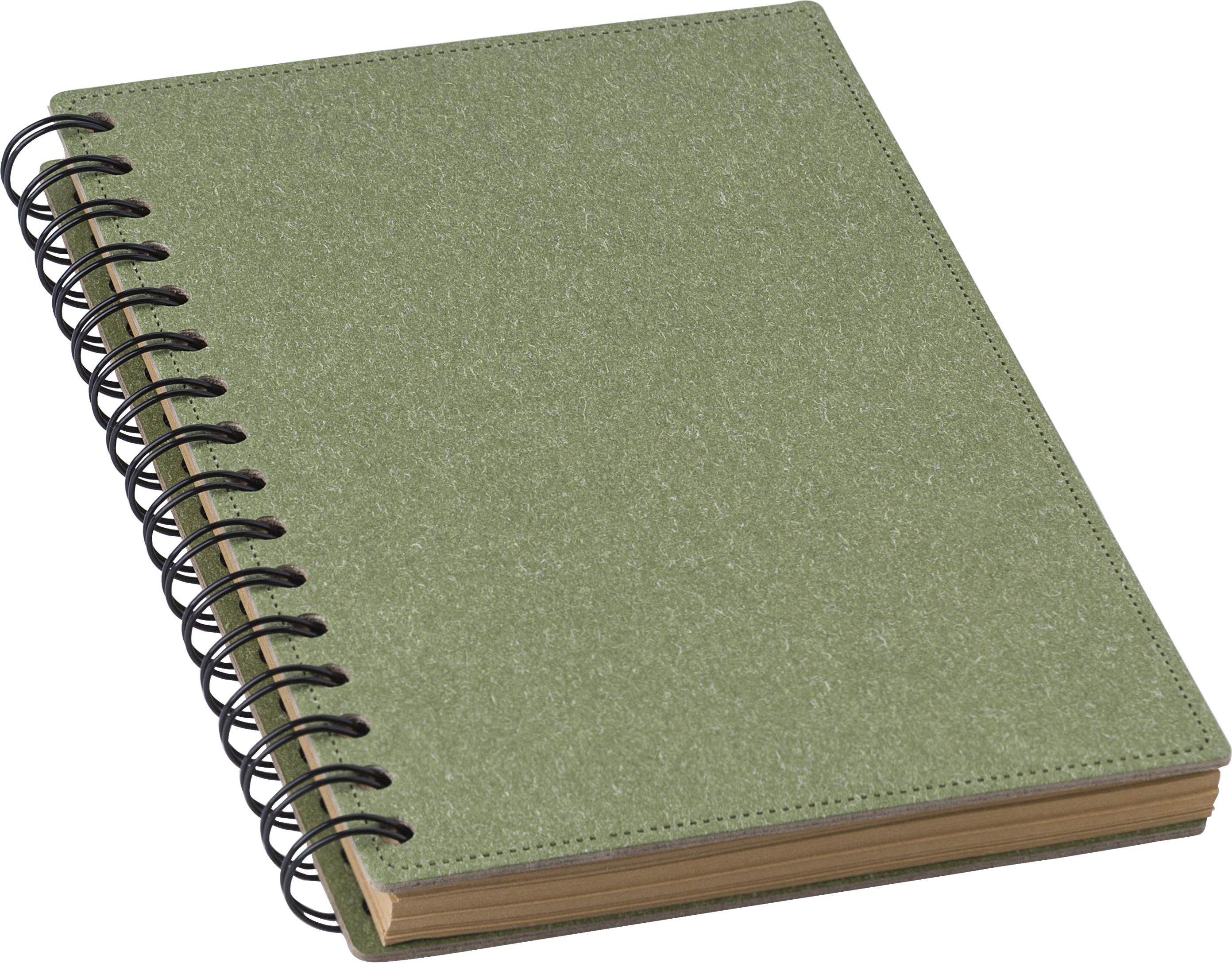 Gerecycled kartonnen notitieboekje Caleb