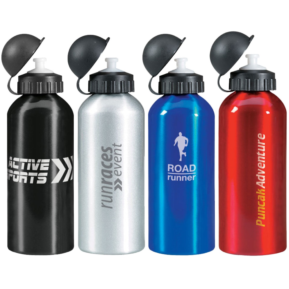 BISCING Metalen bidon 600 ml