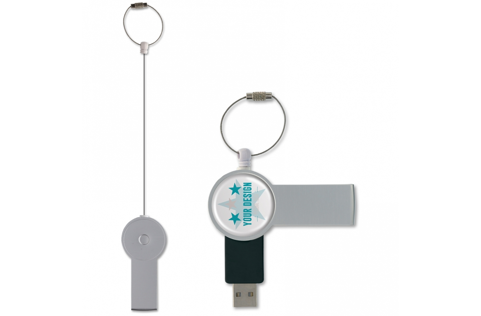 USB stick 2.0 safety twist 4GB