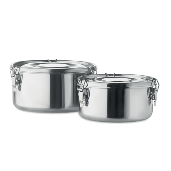 ELLES Set van 2 RVS boxen 450/900ml