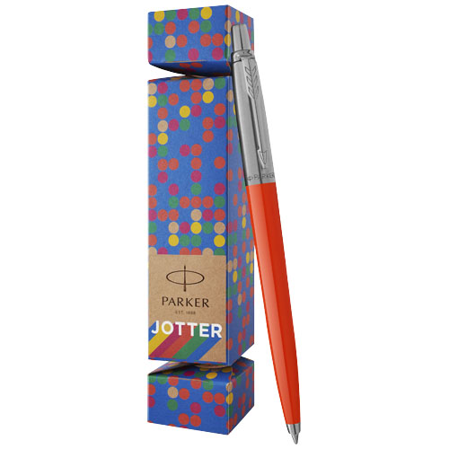 Parker Jotter Cracker geschenkset met pen (blauwe inkt)