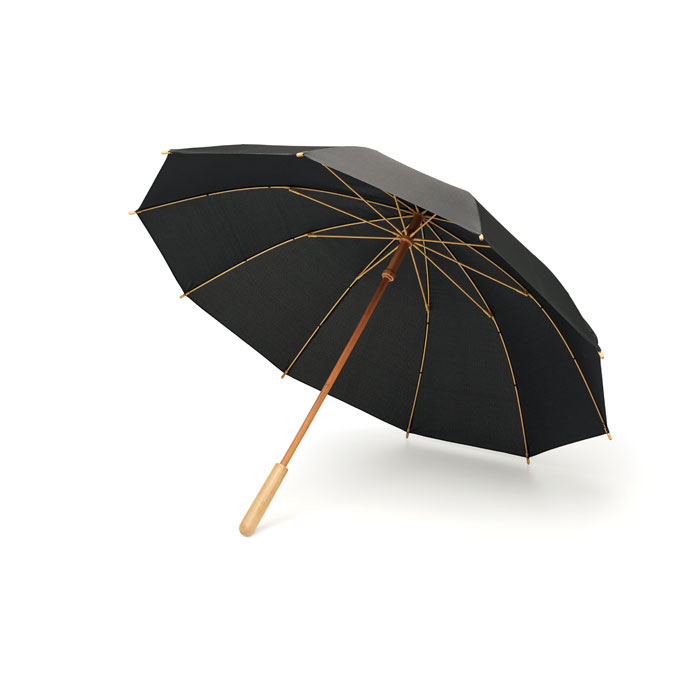 TUTENDO 23,5 inch RPET/bamboe paraplu