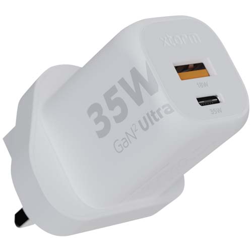 Xtorm XEC035 GaN² Ultra wandoplader 35 W met UK stekker
