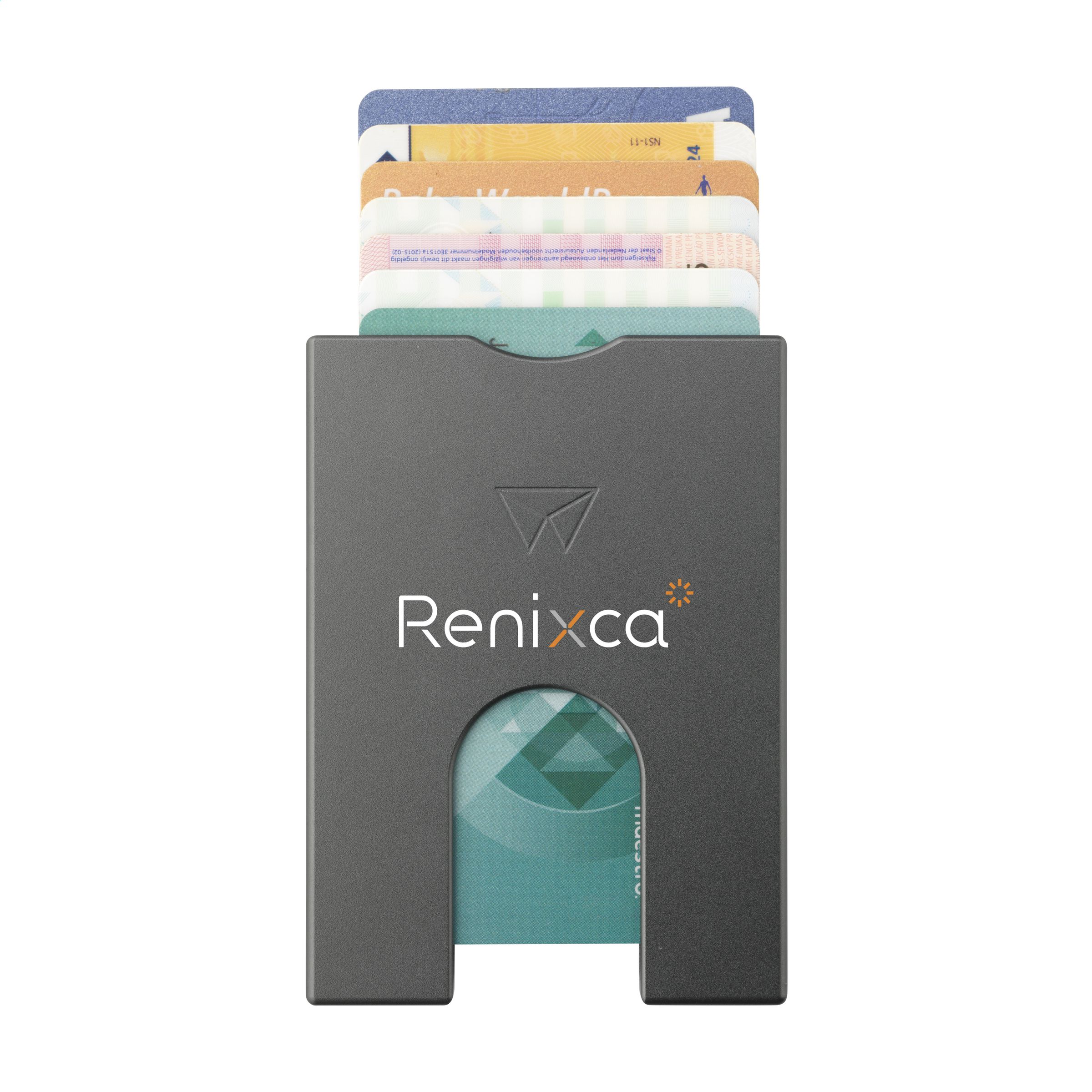 Walter Wallet Recycled Aluminium Slim -7- kaarthouder