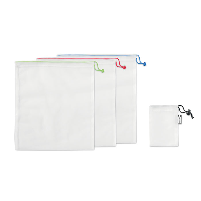 VEGGIE SET RPET Set van 3 RPET fruitzakken