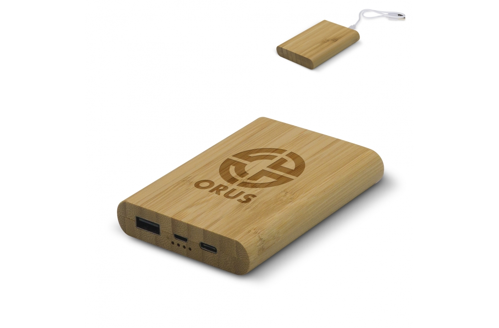 Powerbank bamboe 5000mAh