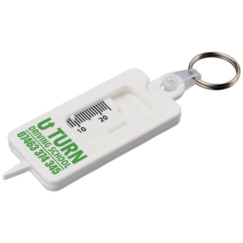 Kym sleutelhanger van gerecycled bandenprofiel