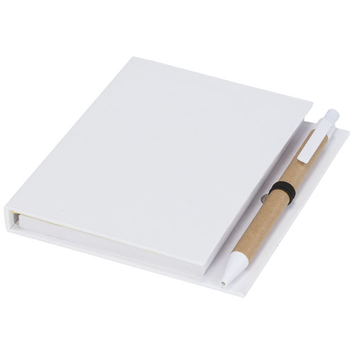 Colours combinatie notitieblok met sticky notes en pen
