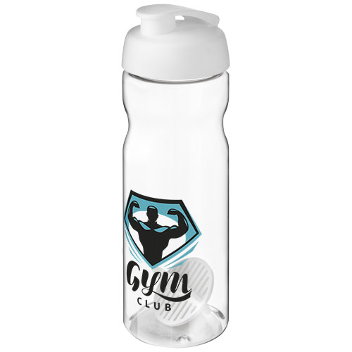 H2O Active Base 650 ml sportfles met shaker bal