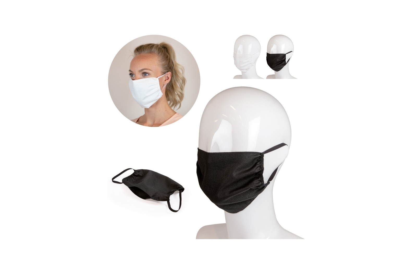 Herbruikbaar gezichtsmasker katoen Made in Europe