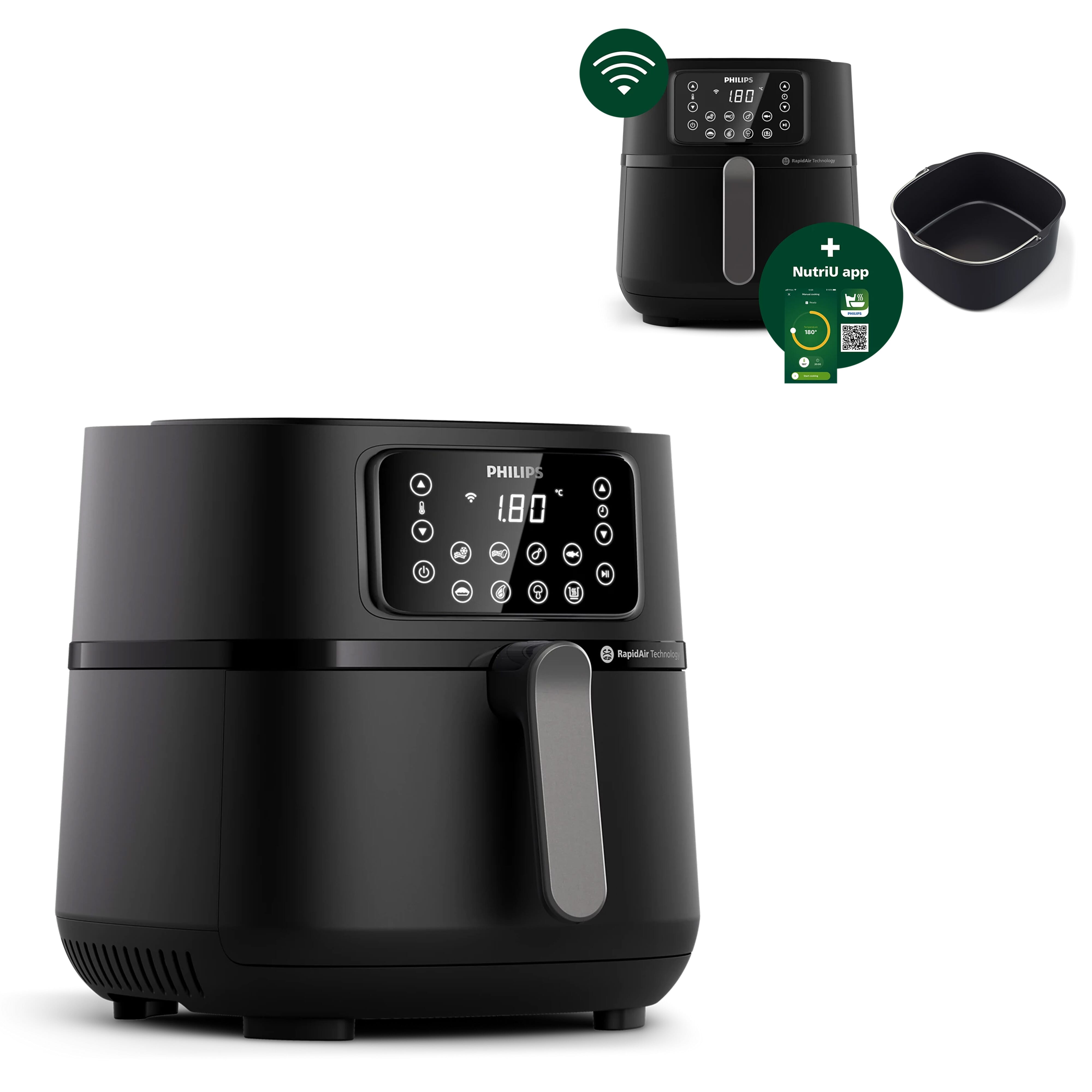 Philips Airfryer XXL Connected + Bakvorm | HD9285