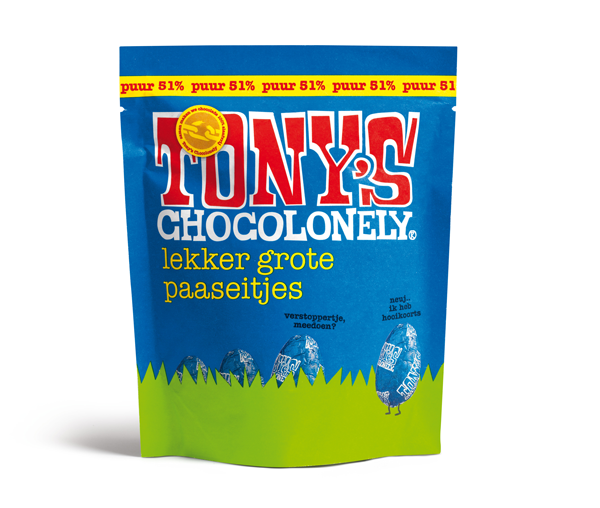 Tony's Chocolonely Paaseitjes Puur zak