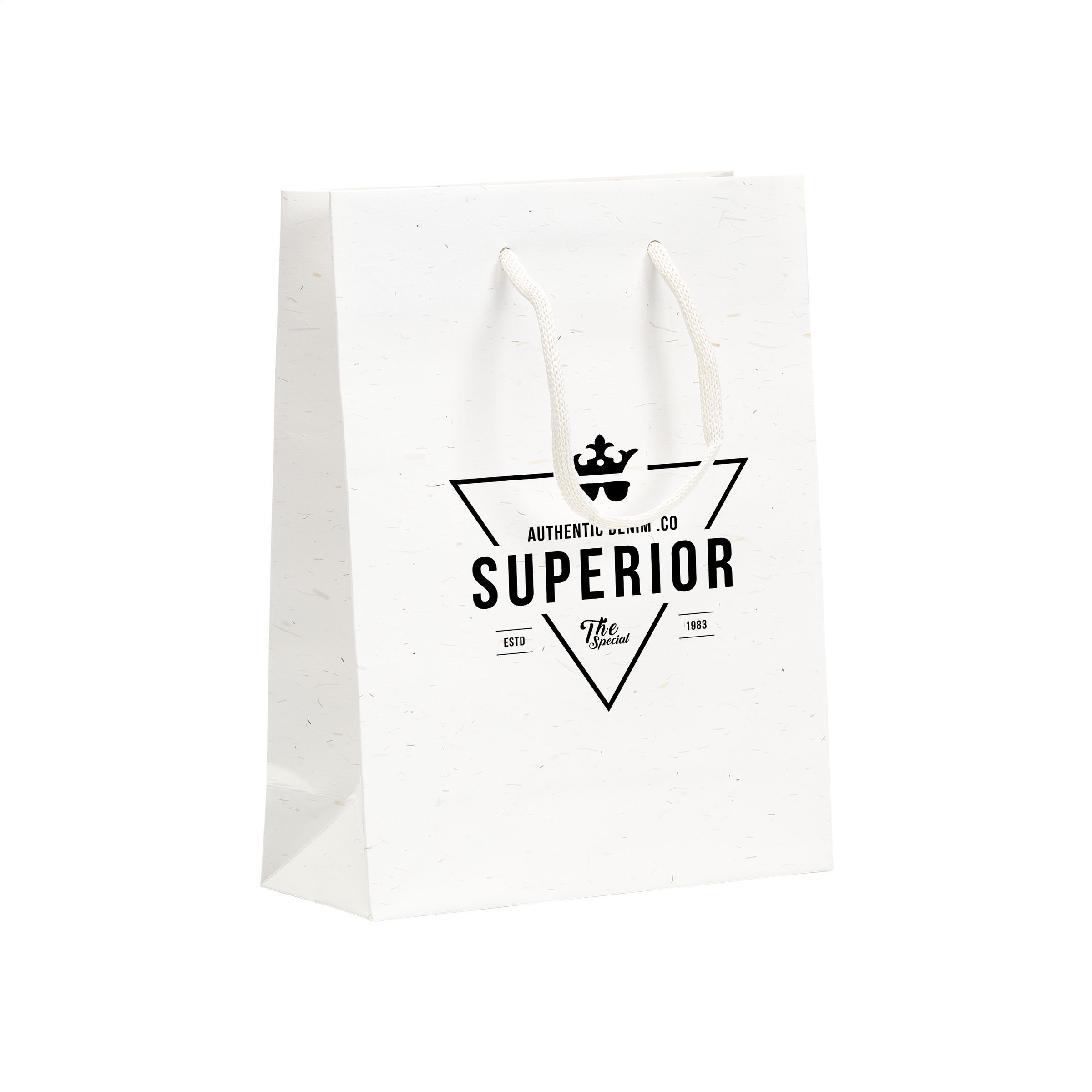Leaf It Bag gerecycled met strovezels (180 g/m²) S
