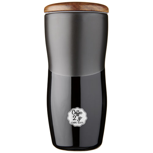 Reno 370 ml dubbelwandige keramische beker