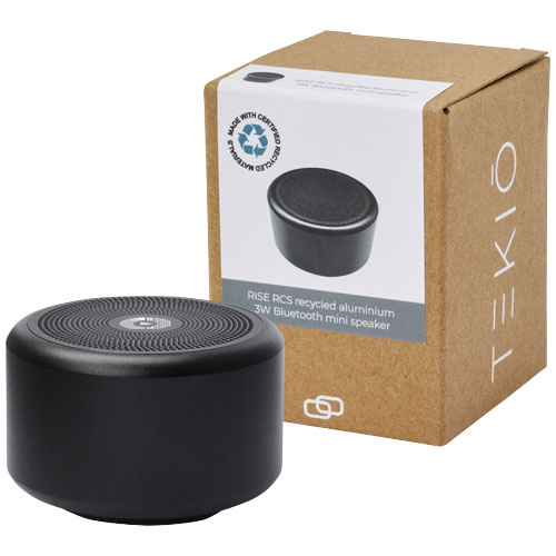 Rise Bluetooth®-minispeaker van 3 W van RCS gerecycled aluminium