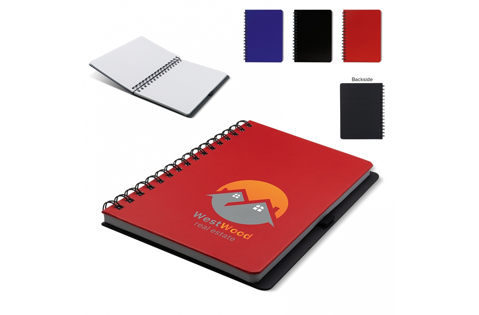 Spiraal notitieboek met gerecycled papier A5