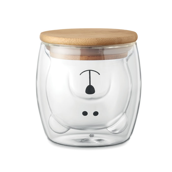 SMILE Dubbele wand borosilicaat mok
