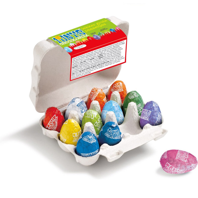Tony's Chocolonely Paaseitjes assorti doosje