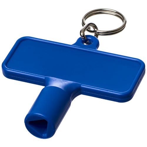 Maximilian rechthoekige hulpsleutel sleutelhanger 8mm