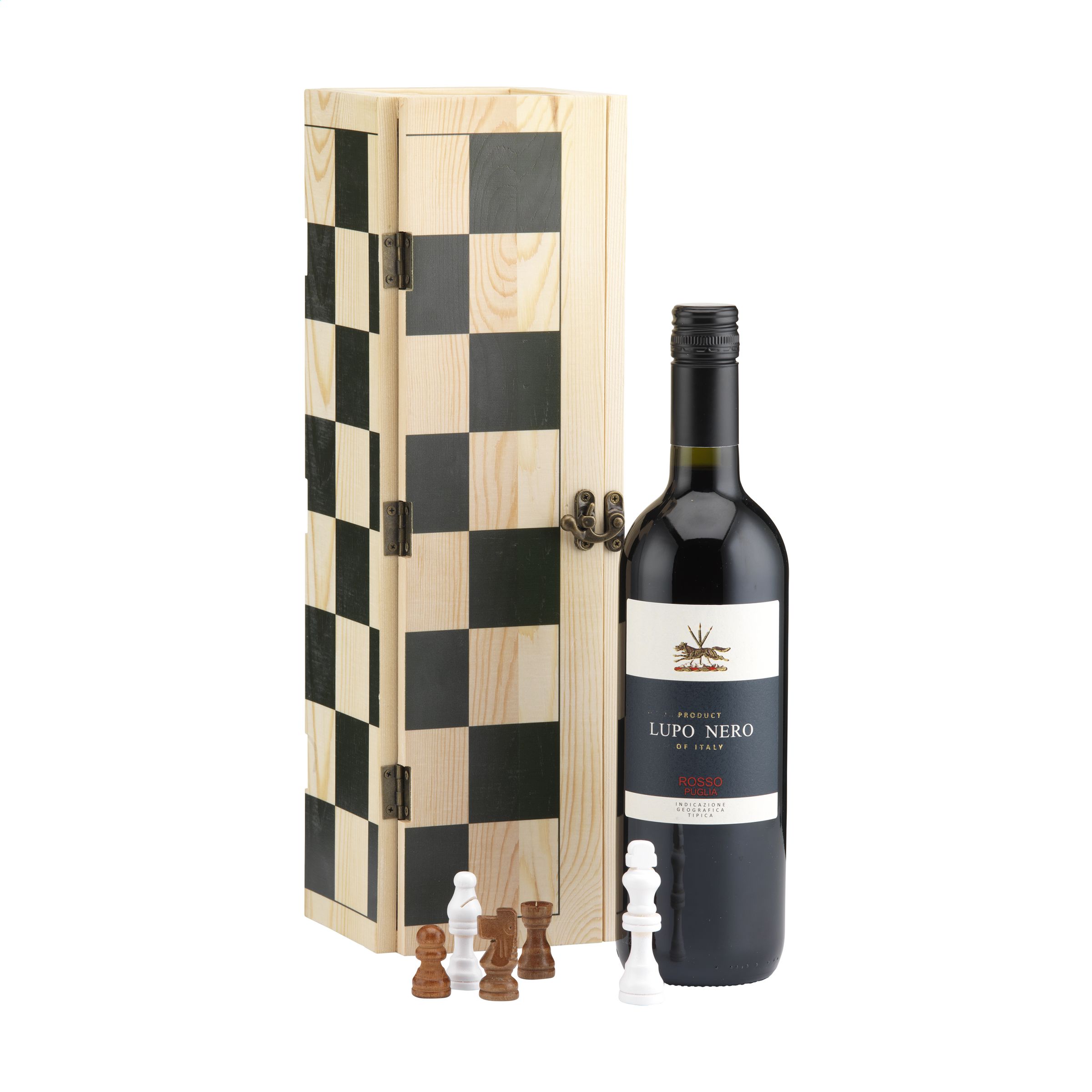 Rackpack Wijnkist Gamebox Chess