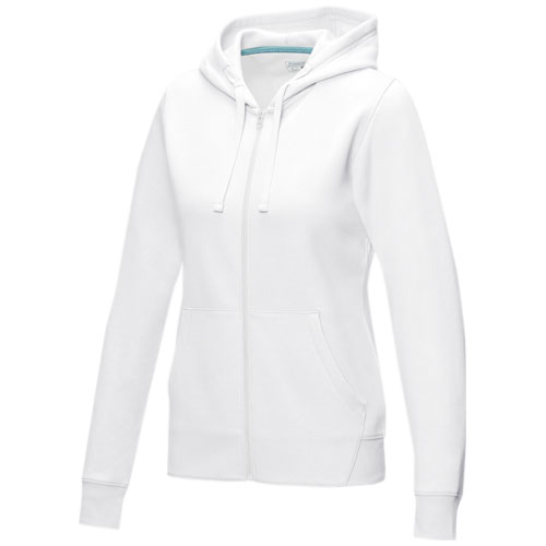 Ruby dames biologische hoodie met volledige rits