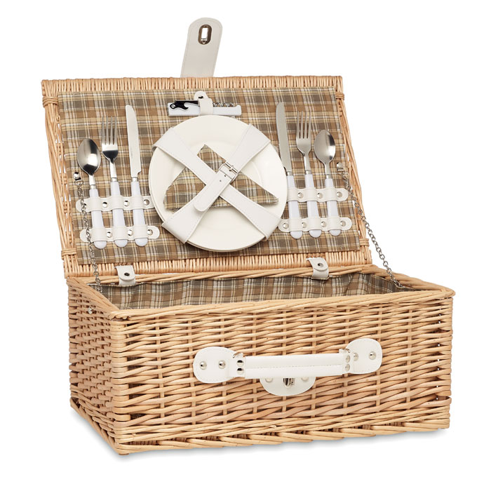 MIMBRE 2-persoons rotan picknickmand