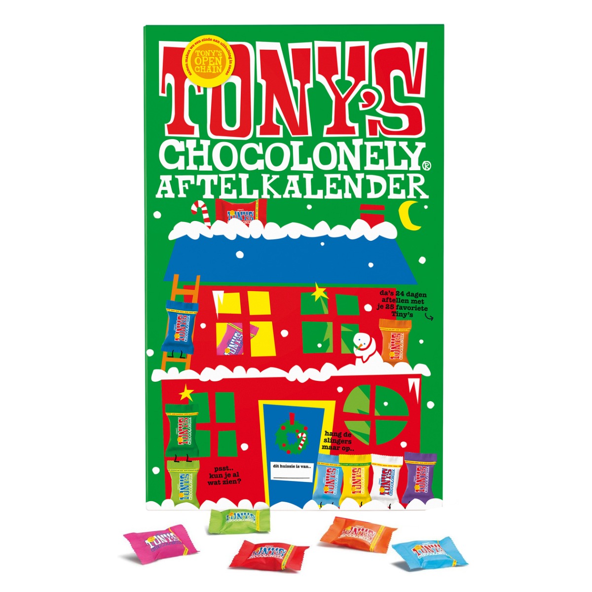 Tony's Chocolonely Kerst Aftelkalender Groot