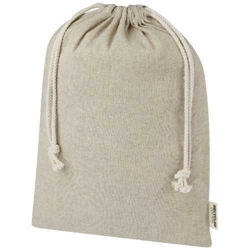 Pheebs geschenktas van 150 g/m² GRS gerecycled katoen, groot, 4 l